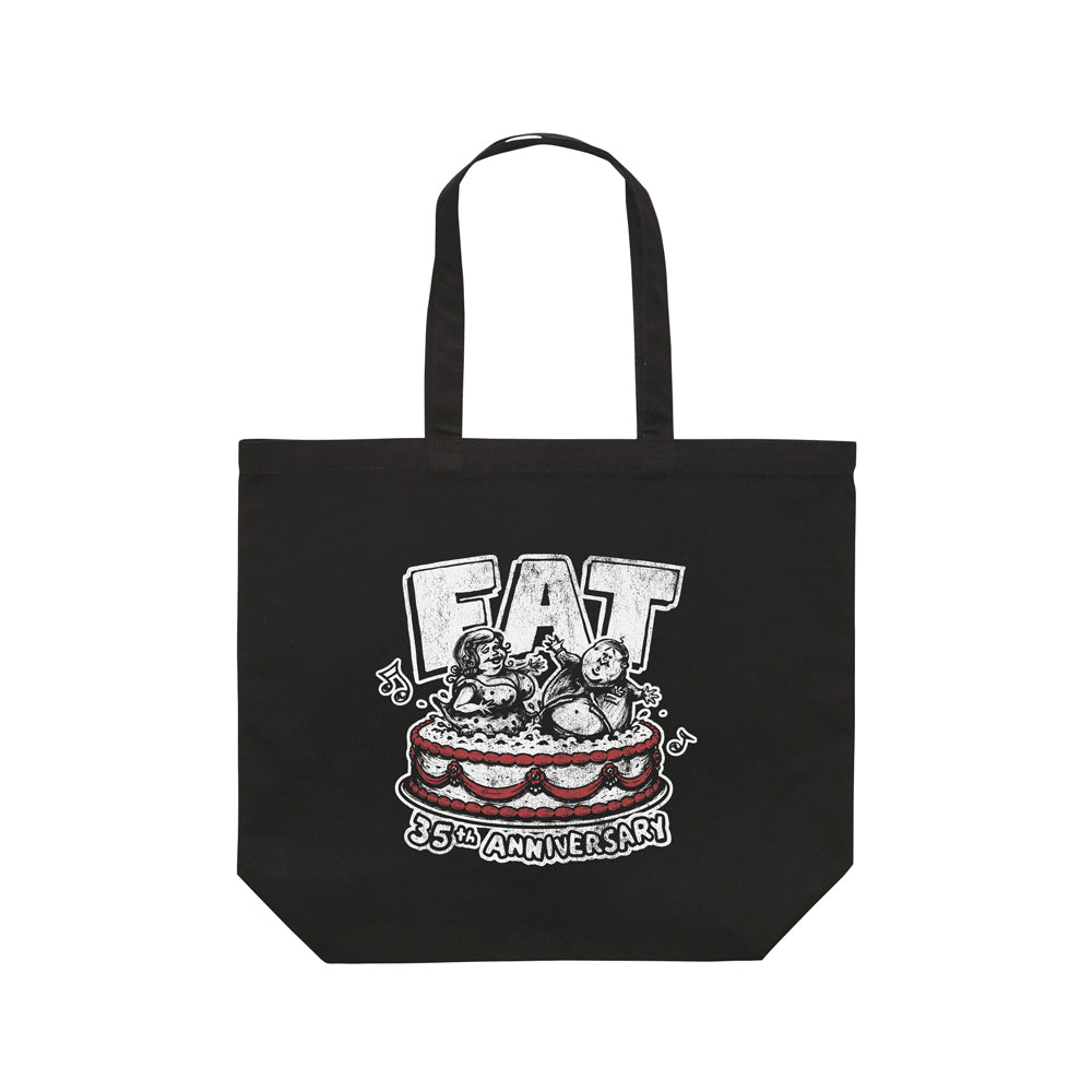 35th Logo Large Tote Bag (Black)