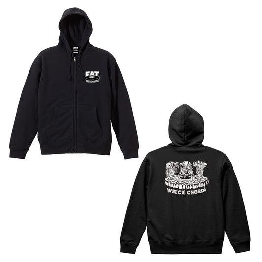 Guts Logo Zip Hoodie (Black)
