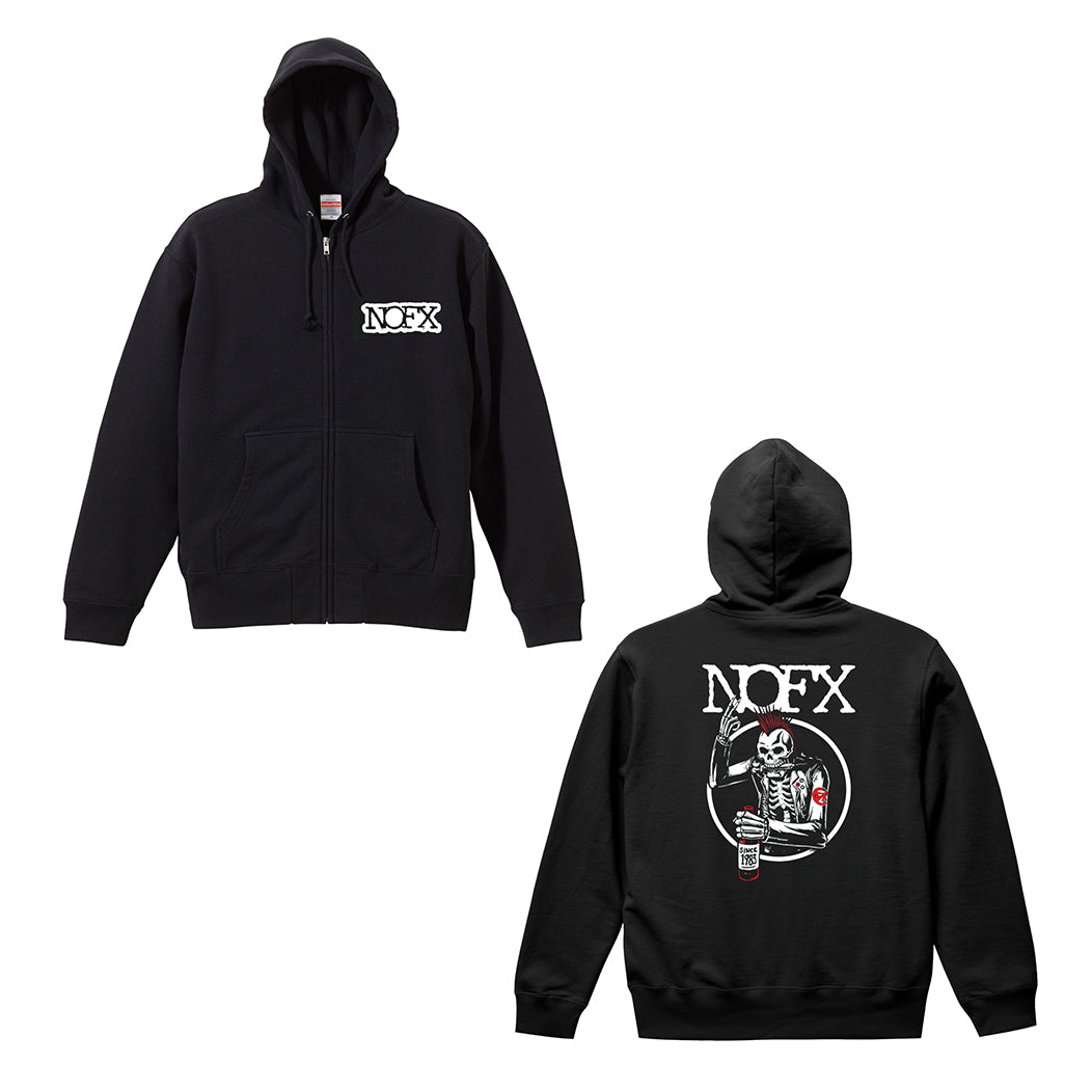 Skull Zip Hoodie