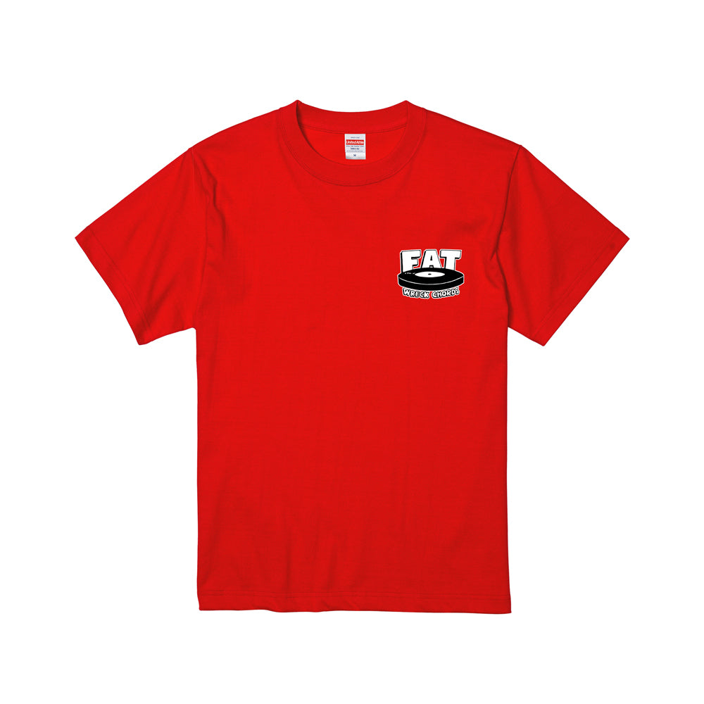FAT WRECK CHORDS_Fat Katakana Logo T-Shirt (Red)