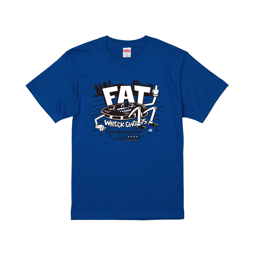 FAT WRECK CHORDS_Fat SF Treat T-Shirt (Blue)