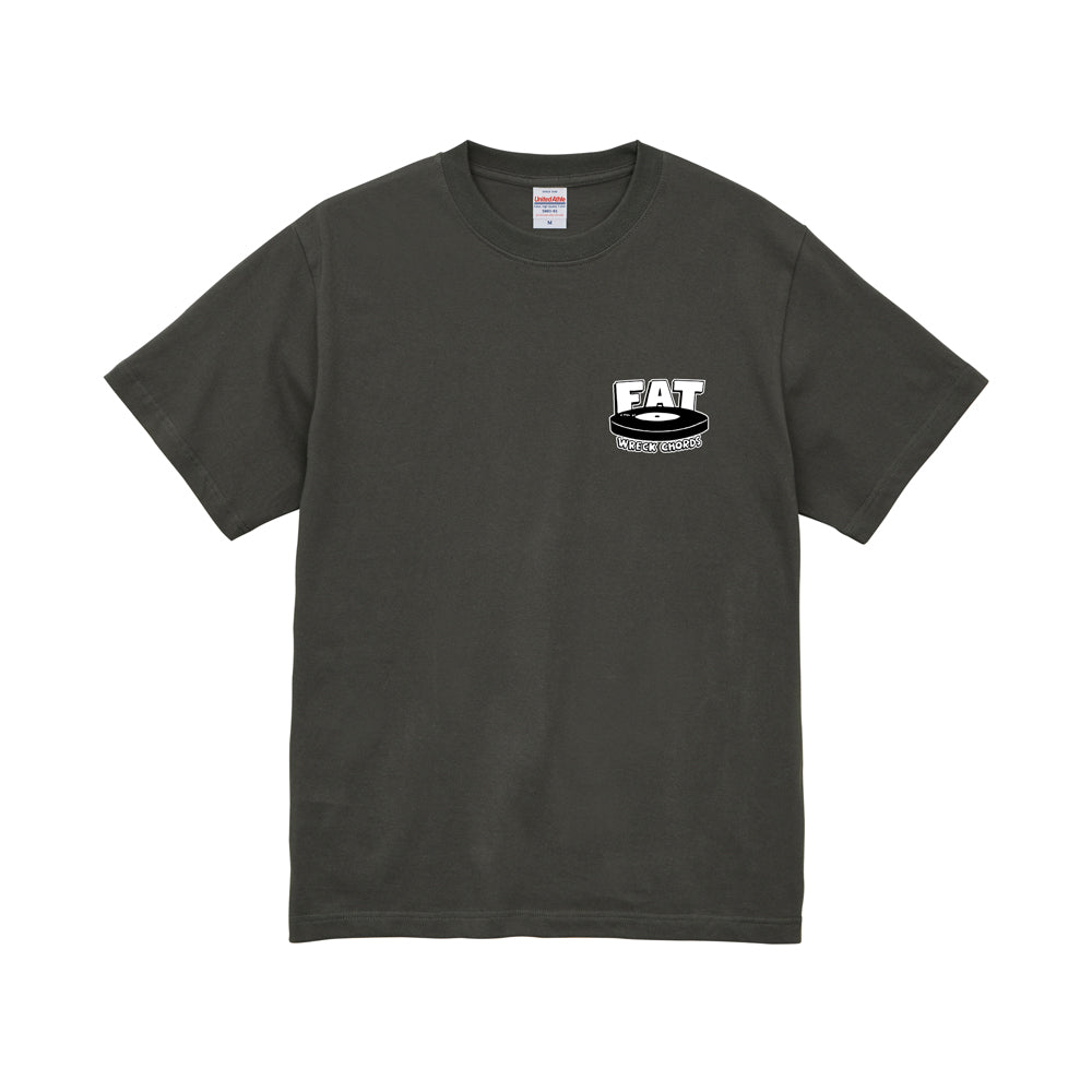 FAT WRECK CHORDS_Fat Logo T-Shirt (Hazy Black)