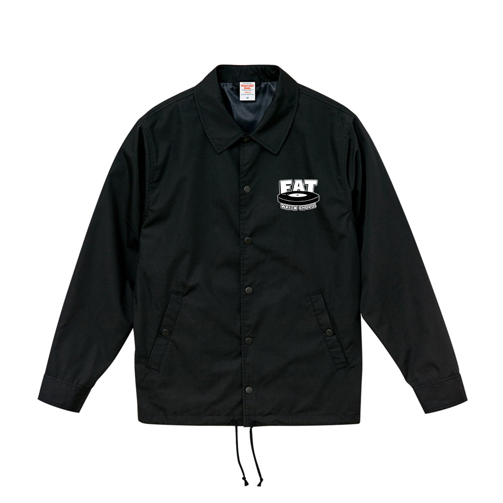 FAT WRECK CHORDS_Fat Logo Coach's Jacket (Black)
