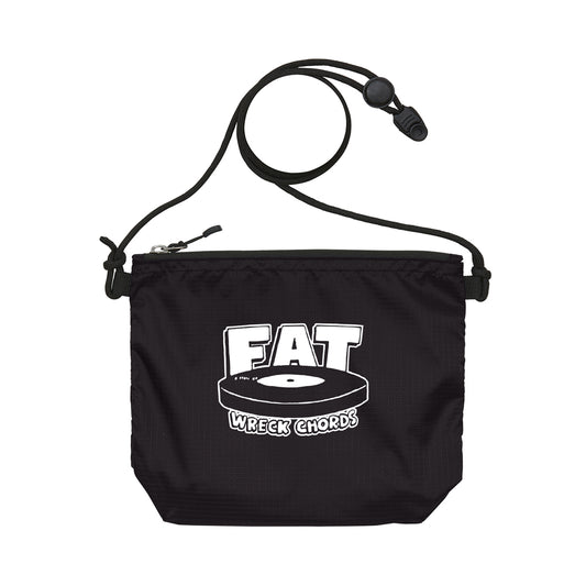 FAT WRECK CHORDS_Fat Logo Sacoche (Black)