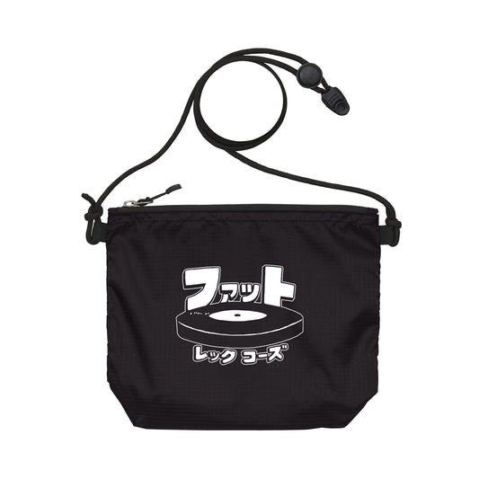 FAT WRECK CHORDS_Fat Katakana Logo Sacoche (Black)
