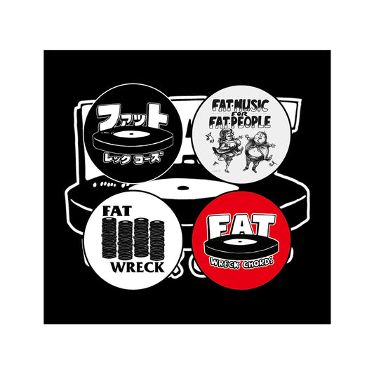 FAT WRECK CHORDS_Fat Button Set Ver.1