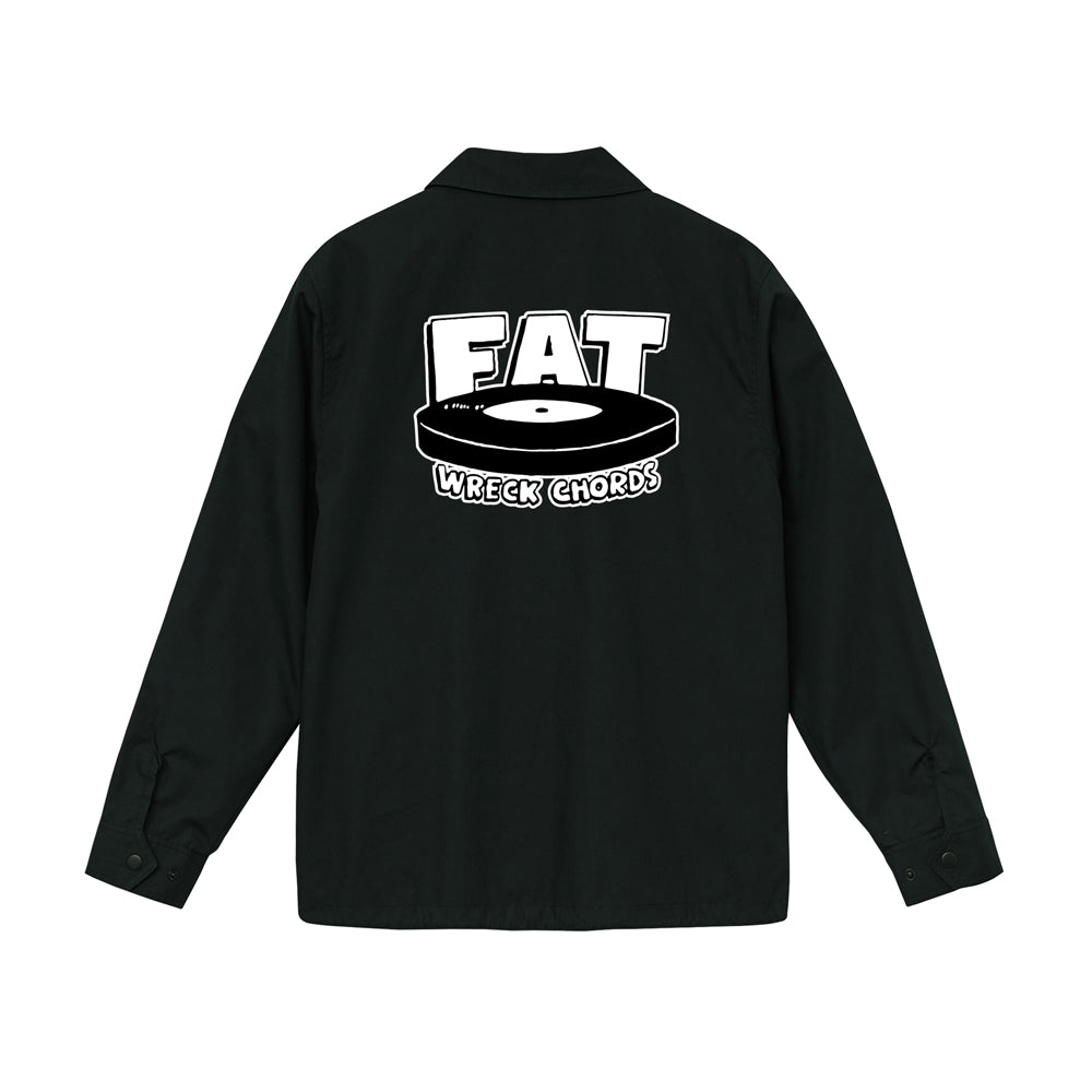 FAT WRECK CHORDS_Fat Logo Coach's Jacket (Black)