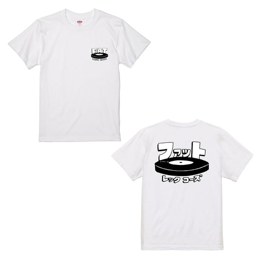 FAT WRECK CHORDS_Fat  Katakana LogoT-Shirt (White)