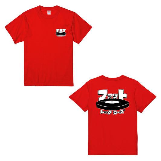 FAT WRECK CHORDS_Fat Katakana Logo T-Shirt (Red)