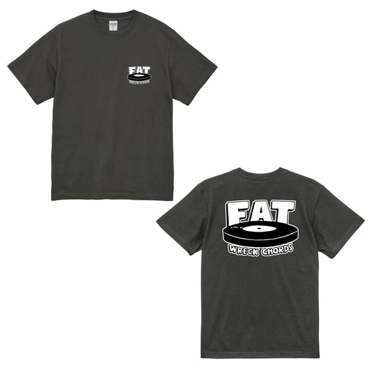FAT WRECK CHORDS_Fat Logo T-Shirt (Hazy Black)