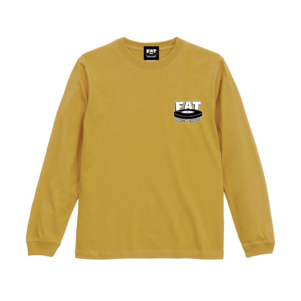 FAT WRECK CHORDS_Fat Guts Logo Longsleeve (HazyYellow)