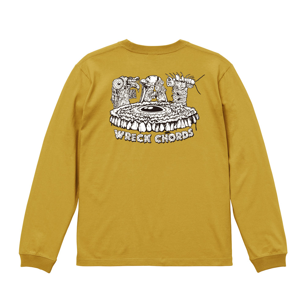 FAT WRECK CHORDS_Fat Guts Logo Longsleeve (HazyYellow)