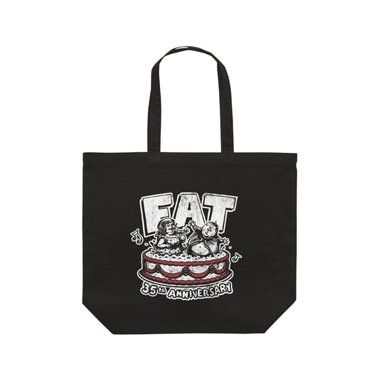 35th Logo Large Tote Bag (Black)