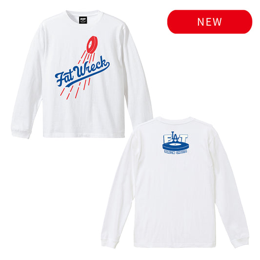 FAT WRECK CHORDS_Fat LA Longsleeve (White)