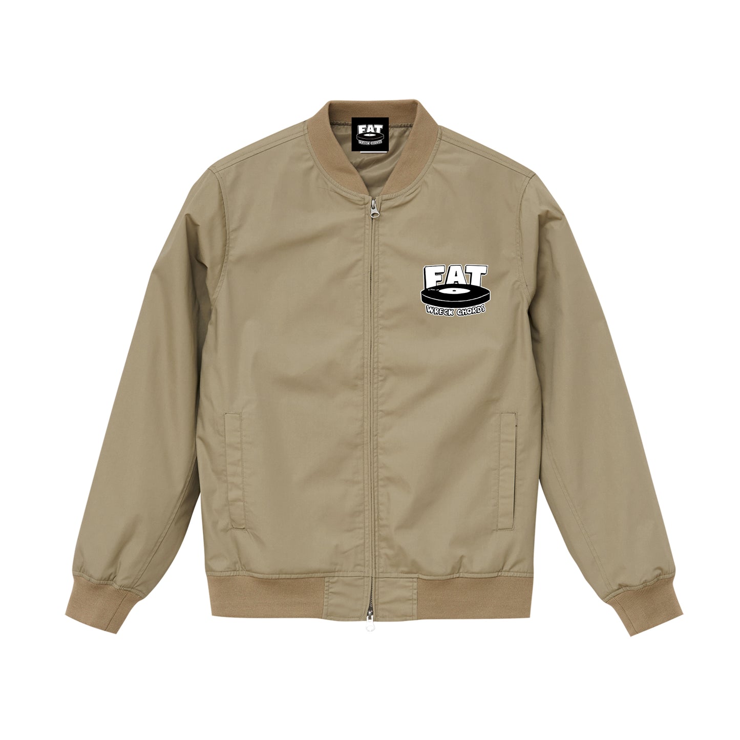 Logo Stadium Jacket (Beige)