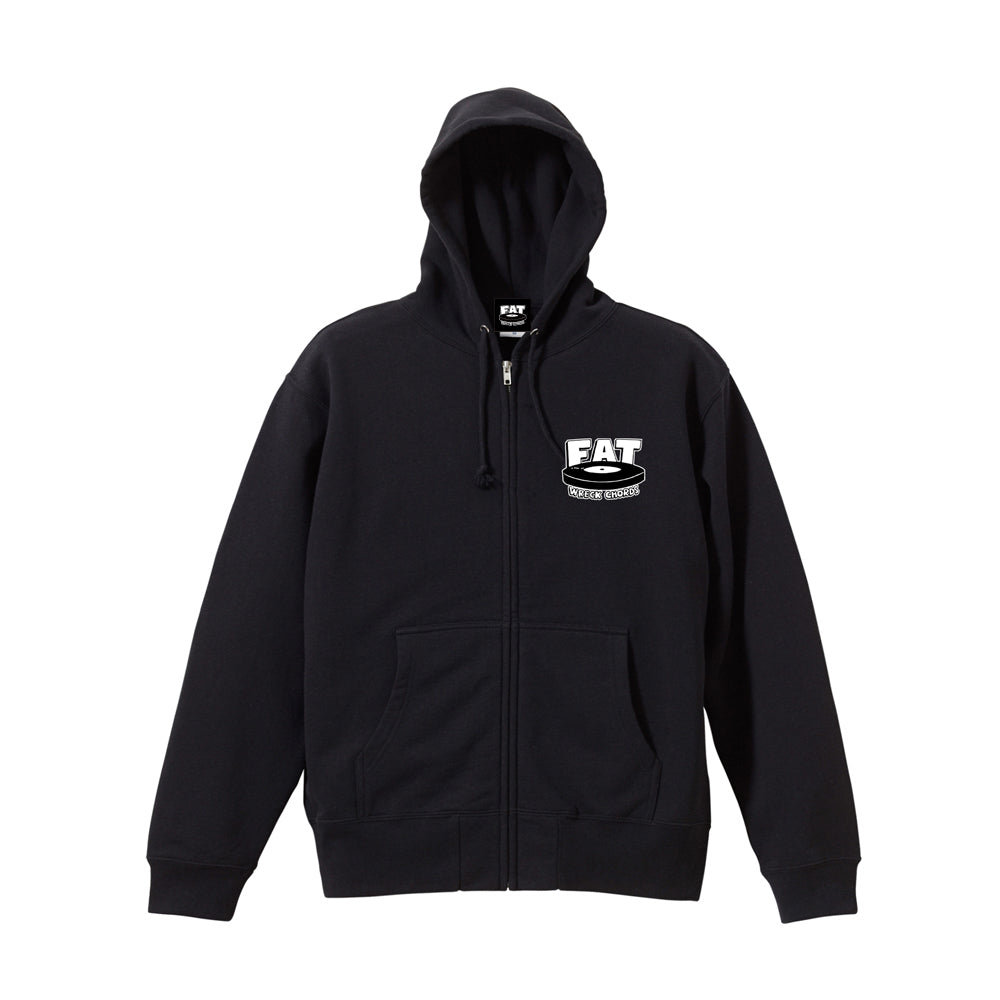 FAT WRECK CHORDS_Fat Guts Logo Zip Hoodie (Black)