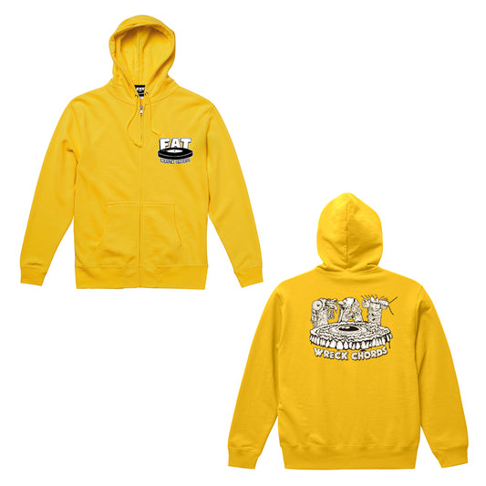 Guts Logo Zip Hoodie (Yellow)