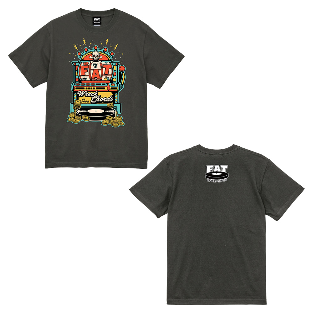 FAT Slot Machine T-Shirt (Hazy Black)
