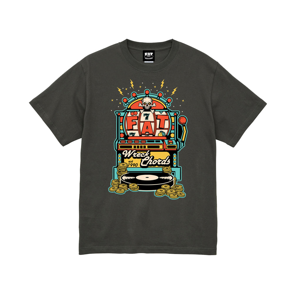 FAT Slot Machine T-Shirt (Hazy Black)