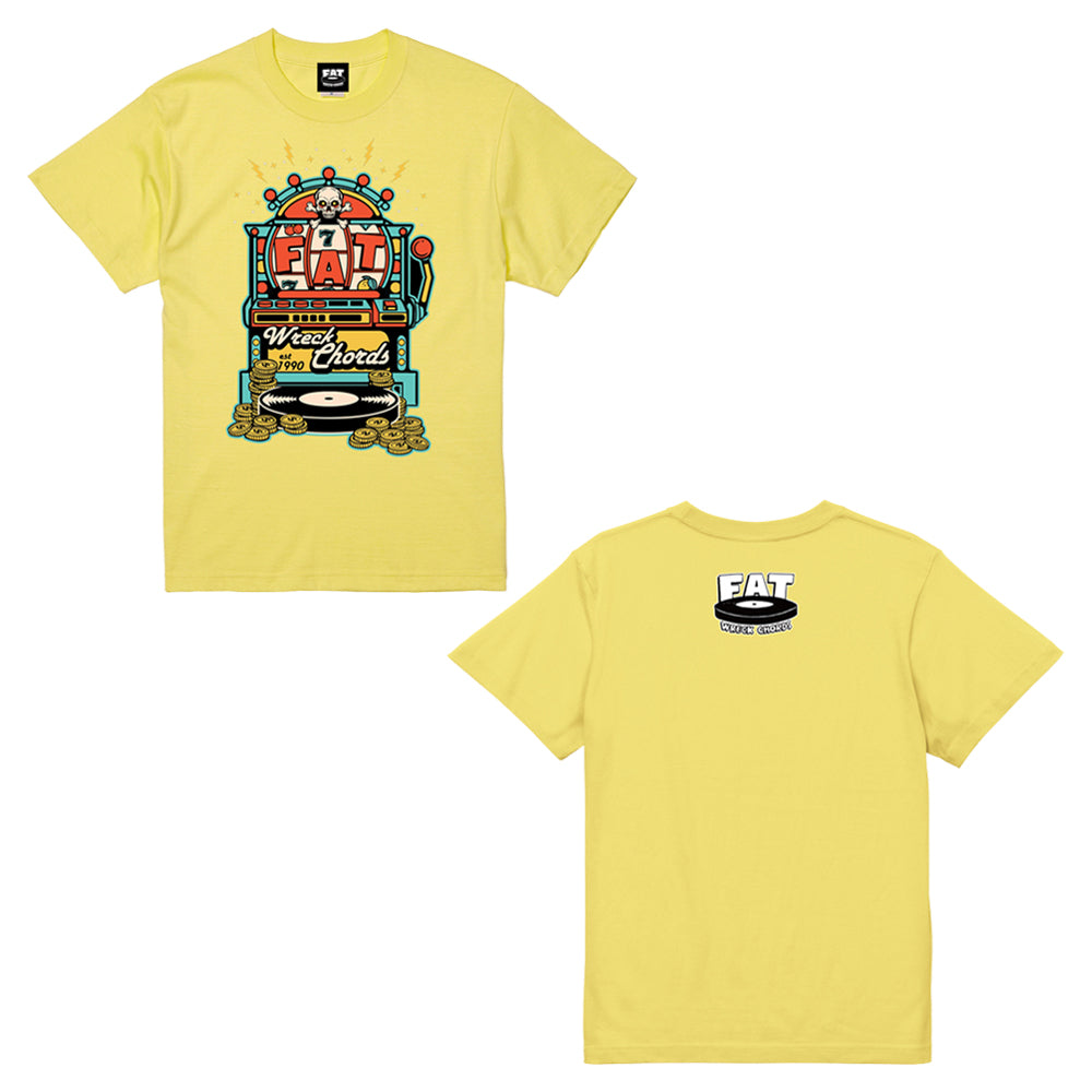 FAT Slot Machine T-Shirt (L Yellow)