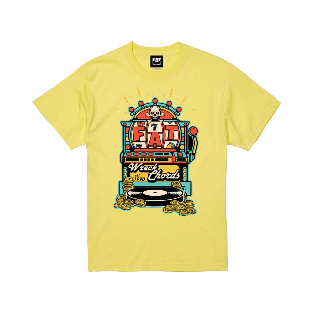 FAT Slot Machine T-Shirt (L Yellow)